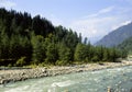 Beas river, Kullu, Himachal Pradesh, India Royalty Free Stock Photo