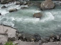 Beas river waterflow Royalty Free Stock Photo