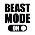 Beast mode on.