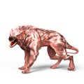 The beasty Helldog, 3D Illustration
