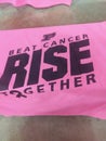 Beat cancer t shirt from the Purdue women`s basketball game