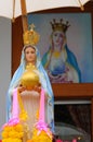 Beata Mundi Regina (Virgin Mary) Royalty Free Stock Photo