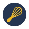 Beater, mixer, whisk, bake Color with Background vector icon which can easily modify or edit