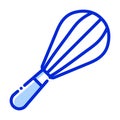 Beater, mixer, whisk, bake fully editable vector icons