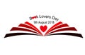 Book Lovers Day 9th August Royalty Free Stock Photo