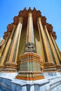 Beatiful Buddhist statue in Thai temple Royalty Free Stock Photo