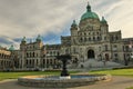 Beatiful building of Parliament palace in Victoria, Canada Royalty Free Stock Photo
