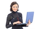 Beatiful business woman Royalty Free Stock Photo