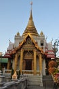 Beautiful gold stupa wat samien nari bangkok temple thailand Royalty Free Stock Photo