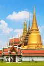 Beatiful Golden pagoda temple in Thailand Royalty Free Stock Photo