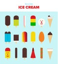 18 beatiful ice cream illustrations