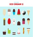 18 beatiful ice cream illustrations