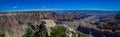 Beatiful panoramic view of cliffs above Bright Angel canyon, major tributary of the Grand Canyon, Arizona, view from the