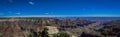 Beatiful panoramic view of cliffs above Bright Angel canyon, major tributary of the Grand Canyon, Arizona, view from the