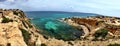 Beatiful Sunny Beach day in Formentera Spain. Royalty Free Stock Photo