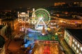 Beatiful view of Christmas on Sophia Square in Kyiv, Ukraine.