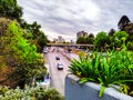 Beatiful view of road, nature and some buildings