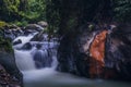 beatiful waterfall at manizales thermals