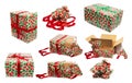 Beatifully wrapped present Royalty Free Stock Photo