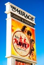 The Beatles at The Mirage hotel ad Royalty Free Stock Photo