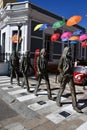 The Beatles Monument at Liverpool Alley in Mazatlan, Mexico