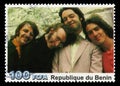 The Beatles Postage Stamp from Benin Royalty Free Stock Photo