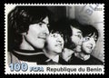 The Beatles Postage Stamp from Benin Royalty Free Stock Photo