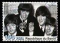 The Beatles Postage Stamp from Benin Royalty Free Stock Photo