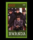 Beatles Postage Stamp from Rwanda Royalty Free Stock Photo