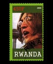Beatles Postage Stamp from Rwanda Royalty Free Stock Photo