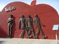 The beatles statue in Mongolia