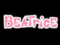 Beatrice. Woman`s name. Hand drawn lettering
