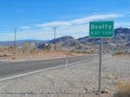 Beatty town in Death Valley Royalty Free Stock Photo