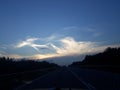 beatyful cloud formation near desaru highway