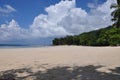 Beau vallon beach in Mahe island, Seychelles Royalty Free Stock Photo