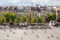 Beaubourg district in Paris, France