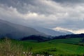 Beaufiful Slovakia moutain with storm, Rohace Tatra, Lake Liptovska Mara