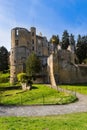 Beaufort castle ruins in Luxembourg Royalty Free Stock Photo