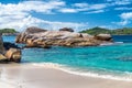 Beauftiful rocks of Felicite Island - Seychelles Royalty Free Stock Photo
