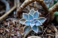 Beauitful Succulent Plant in Garden