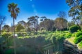 Beauitful view of Umpherston Sinkhole in Mt Gambier, Australia