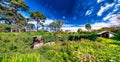 Beauitful view of Umpherston Sinkhole in Mt Gambier, Australia