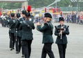 Beaulieu, Hampshire, UK - May 29 2017: Military Marching Band of