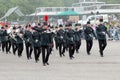 Beaulieu, Hampshire, UK - May 29 2017: Military Marching Band of