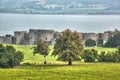 Beaumaris Castle in Anglesey, North Wales, United Kingdom, series of Walesh castles