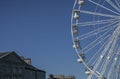 Beaumaris, Wales - the Ferris wheel on a sunny day. Royalty Free Stock Photo