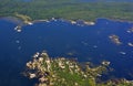 Beausoleil Island, aerial