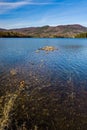 A Beautful Autumn View of Carvins Cove Reservoir, Roanoke, Virginia, USA