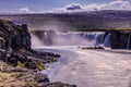 Beautful Godafoss waterfall Royalty Free Stock Photo