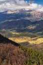 Beautiflu Mountain Scene in Ripolles,  Catalonia Royalty Free Stock Photo